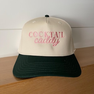 Cocktail Caddy Golf Hat, Golfing trucker hat, funny golf hat