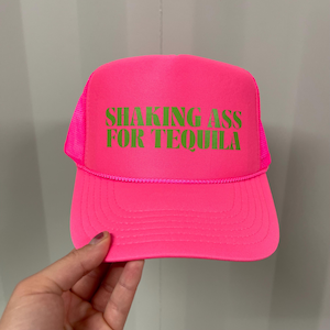 Shaking booty for tequila Trucker hat, funny trucker hat, adult trucker hat, inappropriate trucker hat