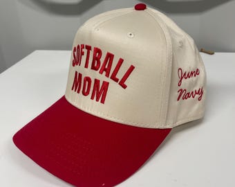 cappello da mamma sportiva, cappello da mamma da softball, cappello da mamma da baseball, cappello da mamma da football, cappello da mamma da calcio