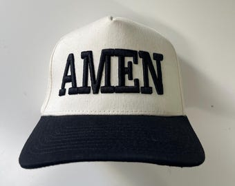 AMEN trucker hat, American trucker hat, freedom hat
