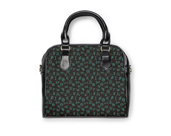 Cattle Brand Shoulder Handbag