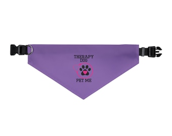 Obroża bandana dla zwierząt terapeutycznych