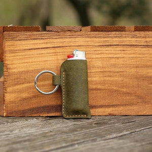 Lighter Sleeve, Leather Lighter Case, Keychain Lighter Case, Lighter Cover