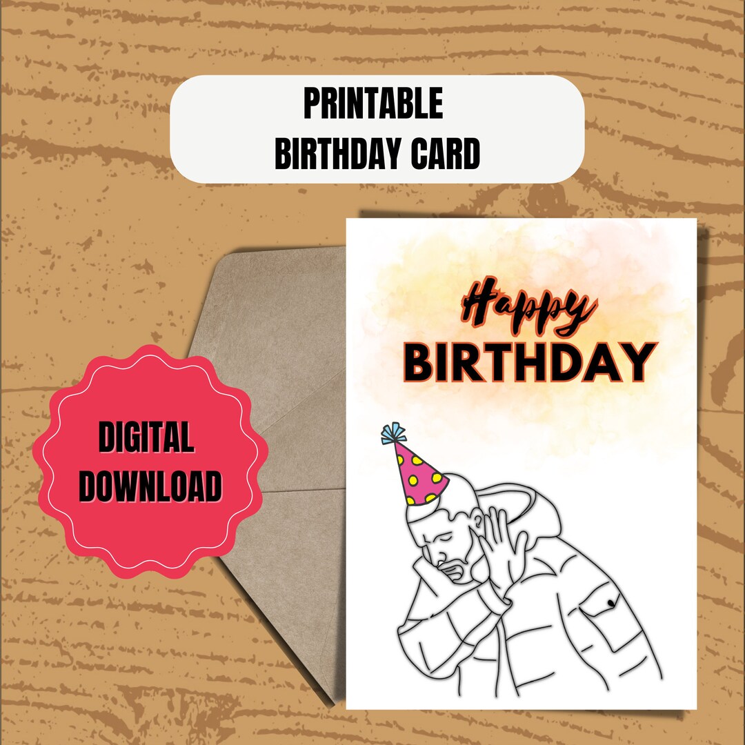Printable Birthday Card Drake Meme Birthday Card Funny Memes Printable ...