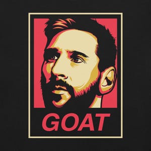 Messi Argentina GOAT | Lionel Messi Soccer Football Unisex Tshirt
