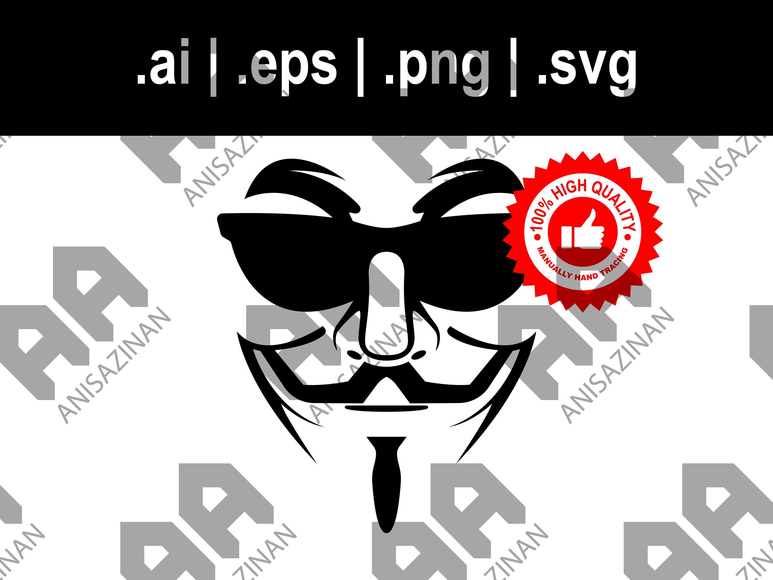 Anonymous Face Stencil