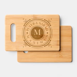 Personalized Cutting Board For Wedding Gift | Anniversary Cutting Board | Personalized  Engraving Cutting Board | Insert Name Chopping Board