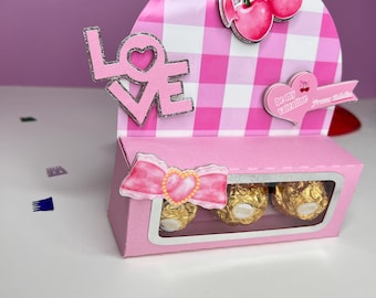 Cherry Party Favor Box: Ferrero Rocher Holder