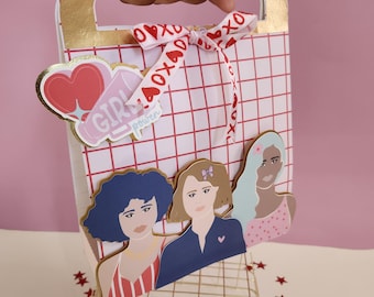 gift box, gift wallet, gift bag.