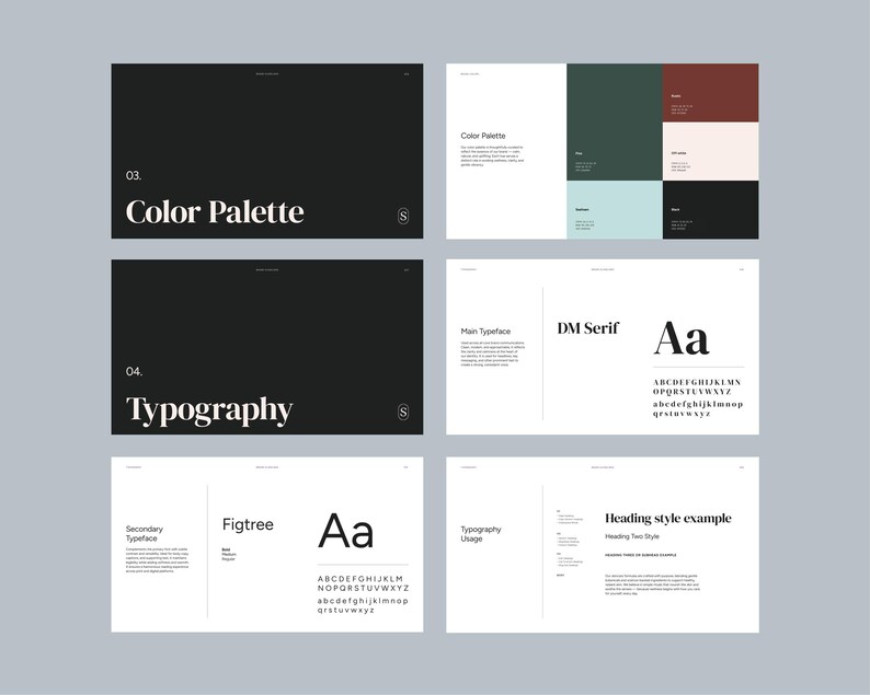 Editable Brand Guidelines Template for Indesign, Illustrator & Canva ...