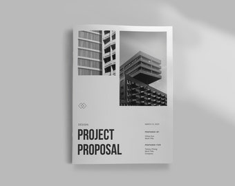Project Proposal Template, Canva Template, Client Proposal Template, Business Proposal