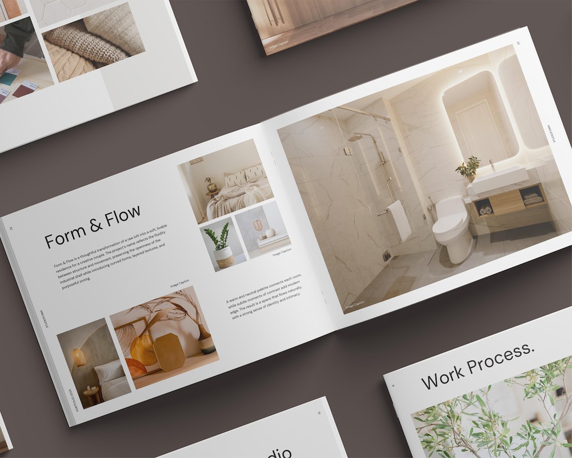 Interior Design Portfolio Template | Minimalist Interior Designer ...
