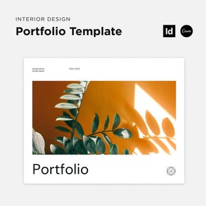 Clean Interior Design Portfolio Template, Canva & Indesign Portfolio, Creative Design Portfolio, Minimalist brochure