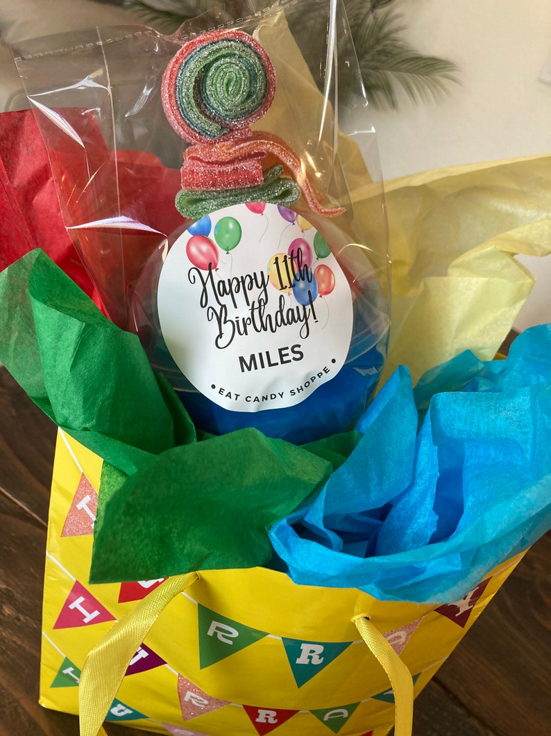 6 BIRTHDAY PARTY FAVOR Candy Kabobs Made to Order Etsy