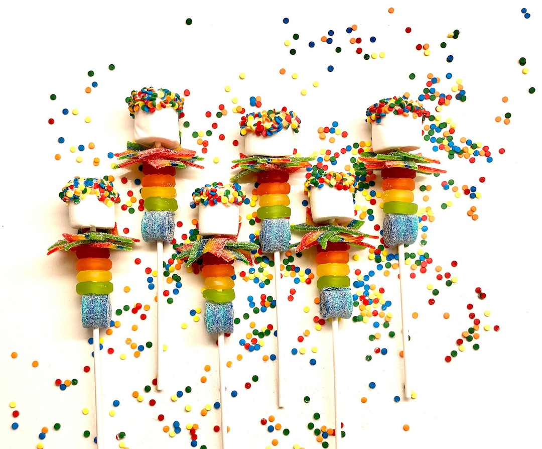 MINI RAINBOW Candy Kabobs Made to Order Bulk Etsy