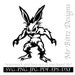 Bad Bunny SVG, Evil Rabbit Silhouette JPG, Angry Easter Bunny Pdf ...