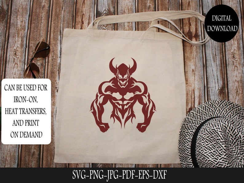 Demon Svg, DIY Devil Graphic, Devilish Art, Edgy Crafting, Cheeky Satan ...