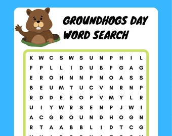 Science Word Search Printable Instant Download PDF Etsy