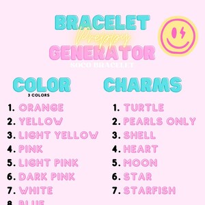 Preppy Bracelet Generator