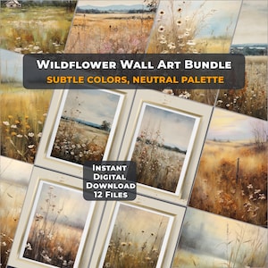 artful wildflower field megabundle artful fields country field wallart meadowful field download print field art printable wildflowerfield