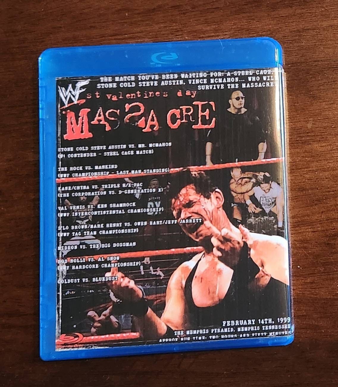 WWF St. Valentines Day Massacre 1999 Blu Ray Etsy