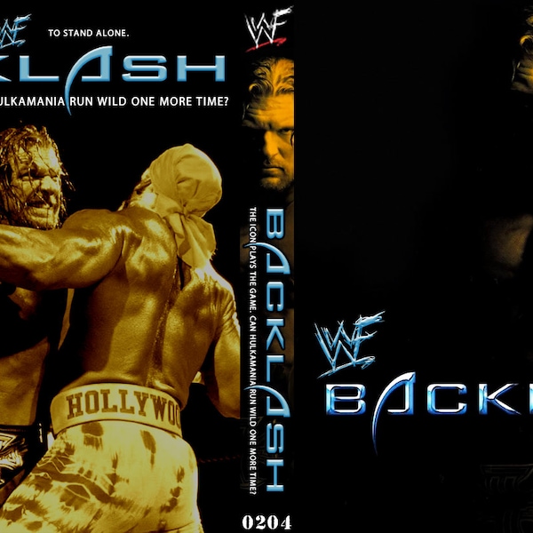 WWF Backlash 2002 Blu Ray
