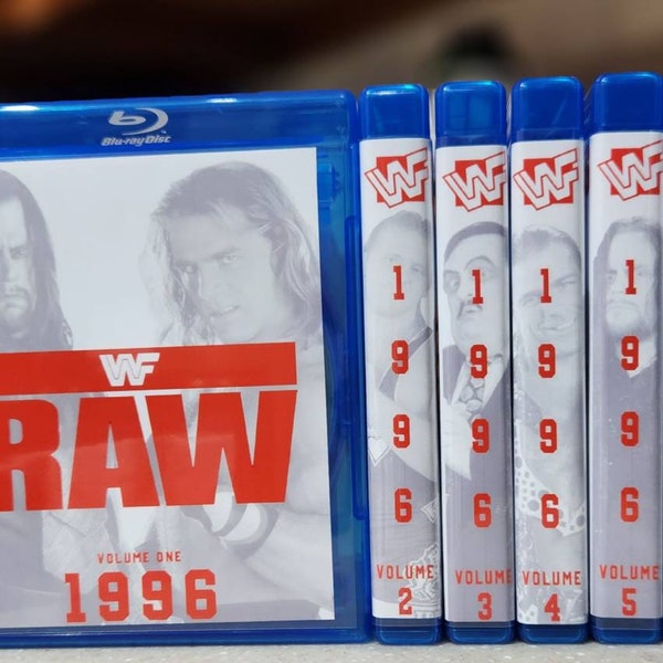 WWF 1996 Blu Ray Volumes 1-6 Complete Bundle