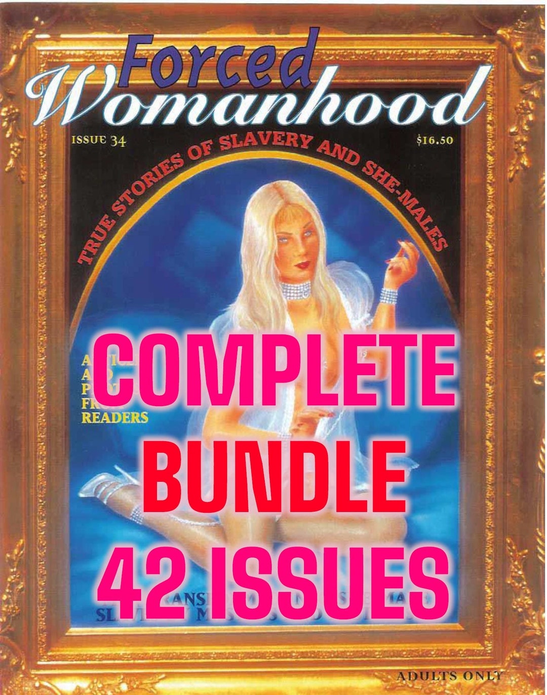 MUST HAVE 42 Issues Collection Bundle of All Forced Womandhood Sissies