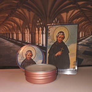 St Peregrine, Holy Relic Anointing Balm-1 ounce
