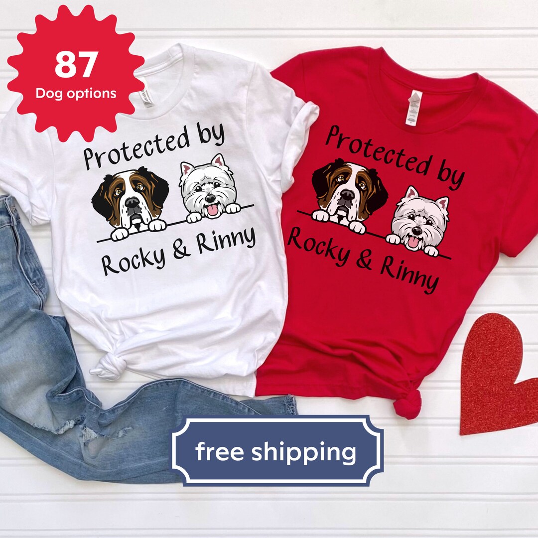 Custom Dog Mama Tshirt With Pet Name Crewneck Tshirt Etsy