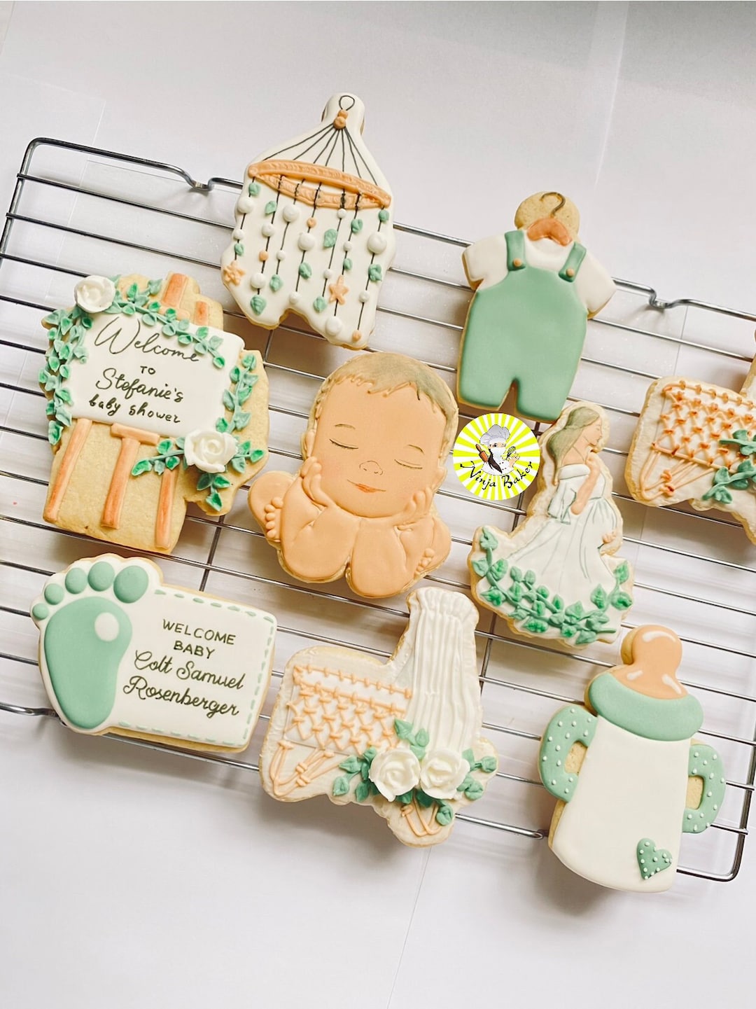 FAST SHIPPING Baby Shower Cookie Cutters Baby Boy Cookie Cutters Baby