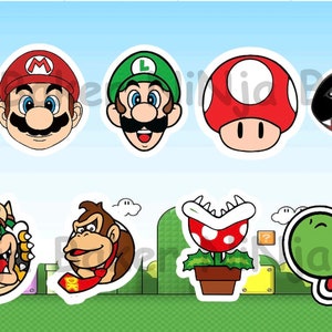 ¡ENVÍO RÁPIDO! Cortadores de galletas de Super Mario / Cortadores de galletas de Mario