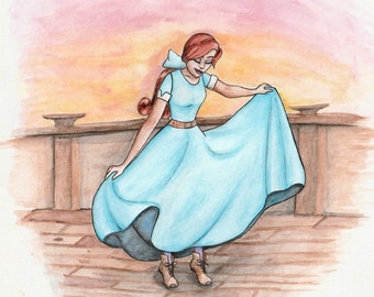 anastasia blue dress cartoon Anastasia