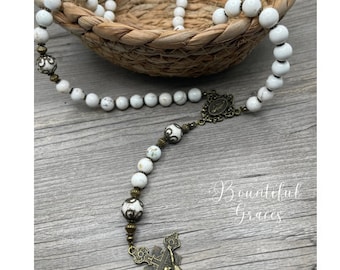 First Communion Rosary | Confirmation Rosary Gift | Catholic Rosary | Handmade Rosary | Baptism Gift | Our Lady of Fatima Rosary