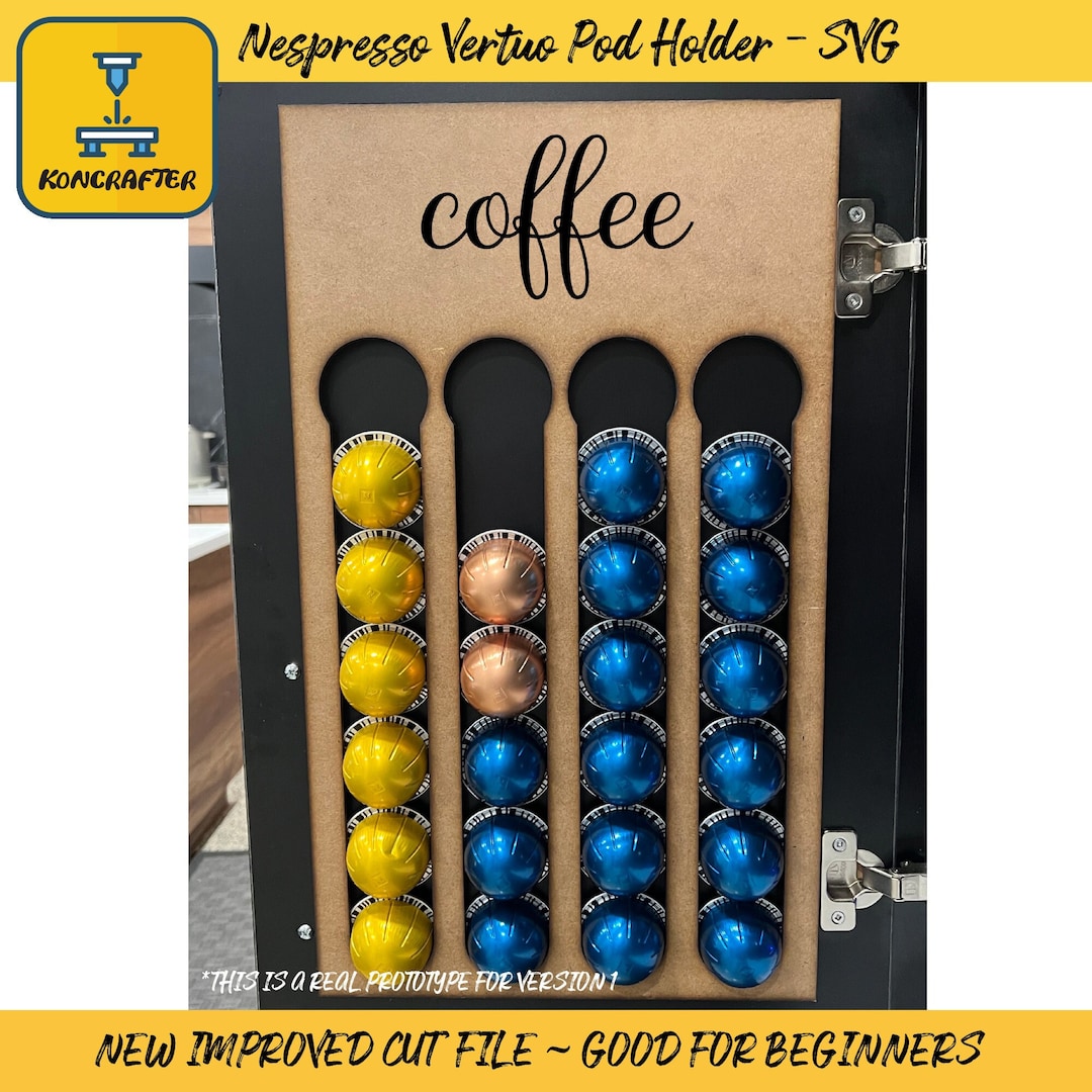 Nespresso Vertuo Pod Holder Digital Laser Cutting/engraving File
