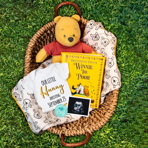 Winnie the sale pooh baby announcement