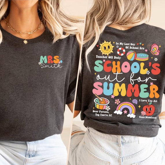 Womens Teacher Off Duty Shirt Last Day Of School Appreciation Gift Womens Teacher Off Duty Shirt Last Day Of School Appreciation Gift