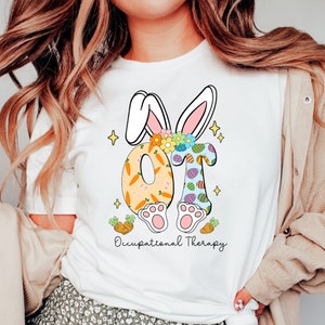 Easter Occupational Therapy Bunny Shirt, Easter Therapist Shirt, Occupational Therapist, OT Life Shirt, Easter Gift Shirt, Easter Bunny