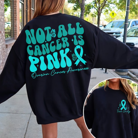 Ovarian Cancer Awareness Teal Ribbon Shirt Ovarian Cancer Awareness Teal Ribbon Shirt