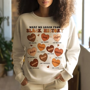 Black History Month Shirt,What We Learn From Black History, Black History Shirt, BHM Shirt, Black Pride Shirt, African American Tee