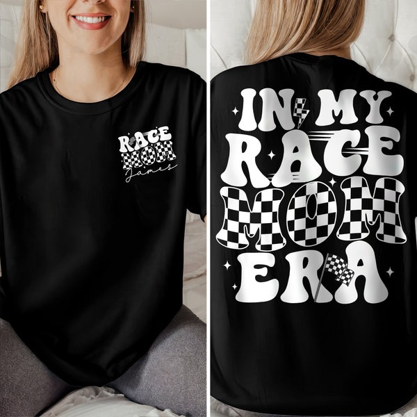 Custom Racing Mom Canvas Sneakers - Gift Idea For Mother/ Racing Lover
