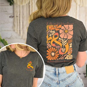 Multiple Sclerosis Awareness Shirt, In March We Wear Orange, MS Awareness Shirt, Orange Ribbon Shirt, Family Support Gifts, MS Warrior Gifts