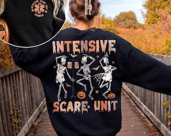 Halloween ICU Nurse Shirt, Intensive Scare Unit Shirt, ICU Nurse Halloween Shirt, Micu, Sicu Sticu Cvicu Halloween Shirt, Halloween Hospital