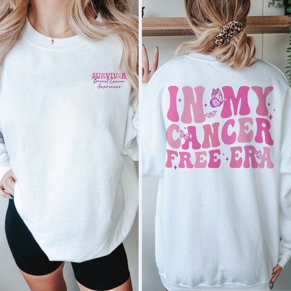 Breast Cancer Awareness Shirt - 'In My Cancer Free Era' T-Shirt, Pink Ribbon, Lightweight - View #12