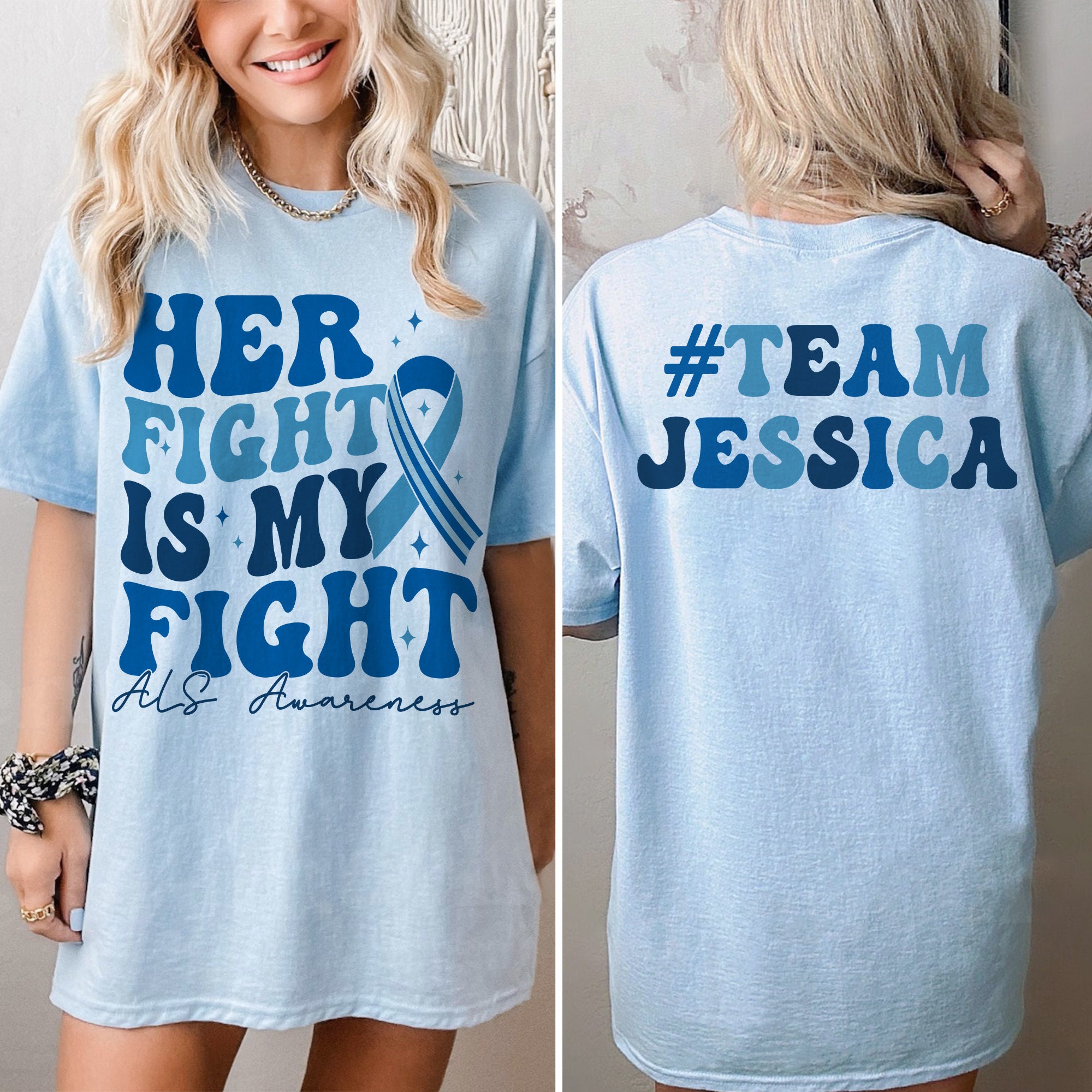 Her Fight is My Fight, Als Awareness Shirt, Als Disease Support Shirt ...