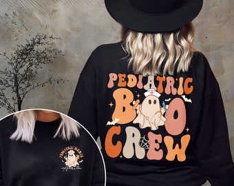 Pediatric Boo Crew Halloween Shirt, Pediatric Nurse shirt, Pediatrician Shirt, Peds Crew, Nursing Halloween TShirt, Pediatric Nutritionist