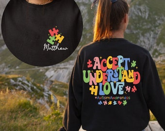 Custom Autism Shirt, Autism Mom Custom Shirt, Autism Squad Tshirt, Personazlized Autism Shirt,  Autism Awareness Tee, SPED Teacher Gift