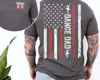 Camiseta personalizada para papá bailarín, regalo para papá deportista, camiseta del Día del Padre para papá, el mejor papá del mundo, camiseta genial para papá, regalo de cumpleaños para papá, camiseta del equipo de baile