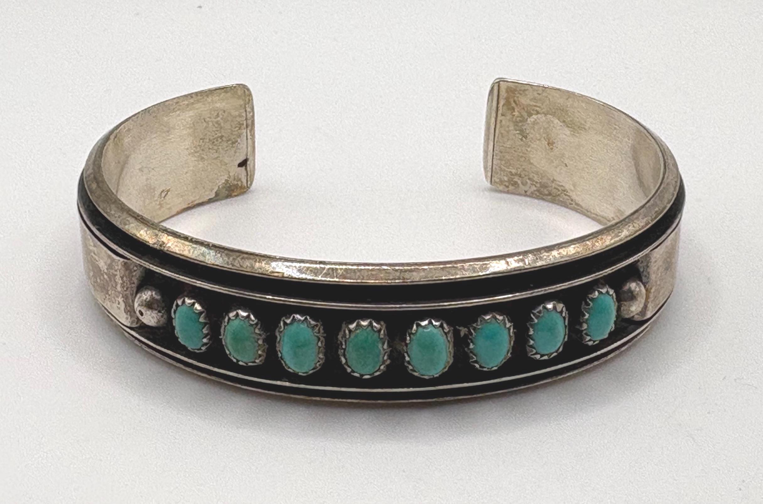 70s Turquoise Cuff - Etsy