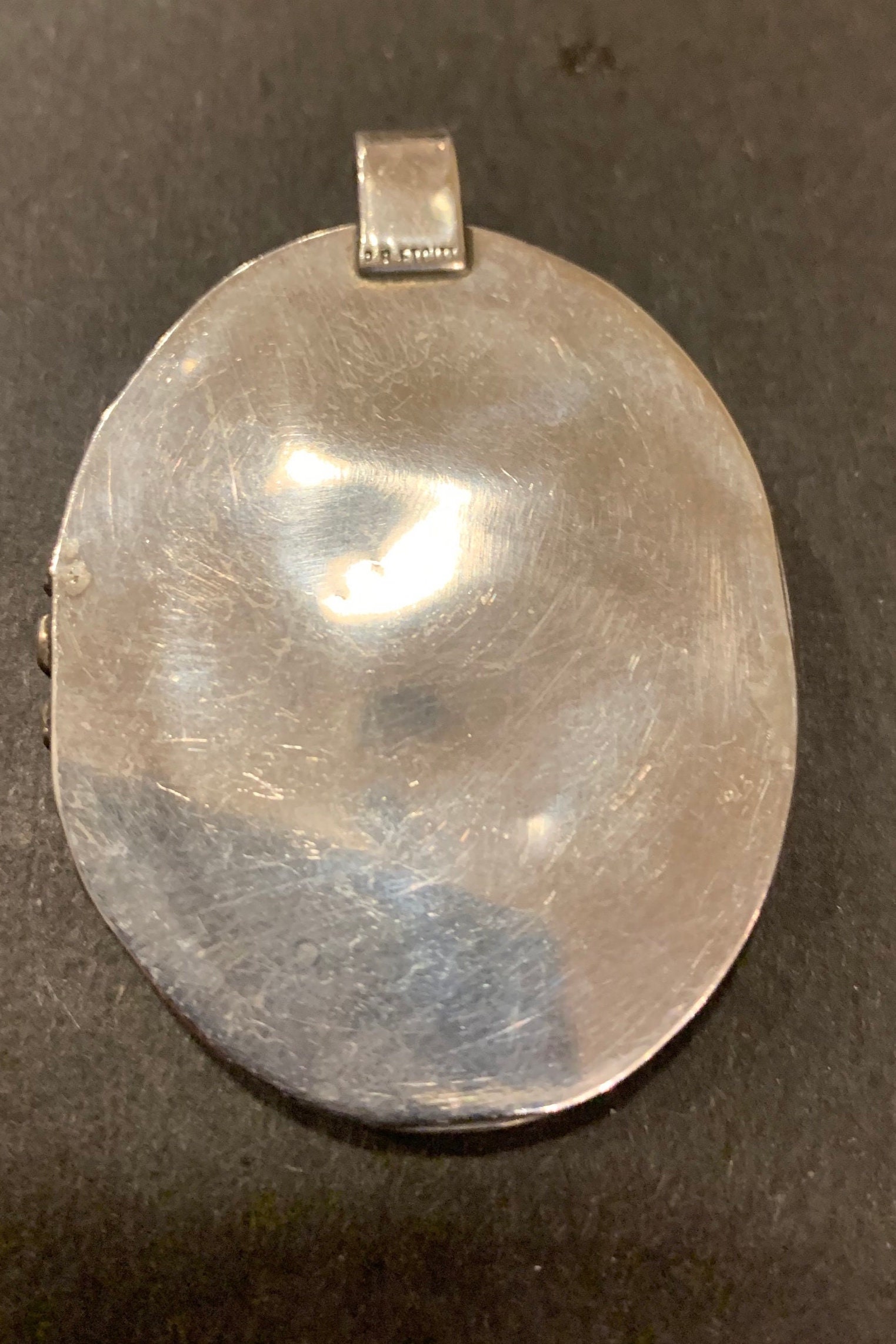 【限定品】 and Agate Navajo Vintage Handmade Sterling Pendant Silver シルバー